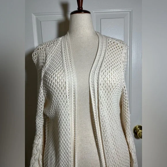 Lane Bryant Women’s Ivory Knit Cardigan - Picture 2 of 10